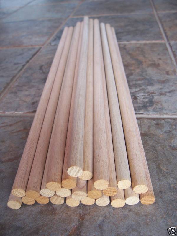 1-1/4 x 48 Oak Dowel Rods > Red Oak Dowel Rods > Wood-Dowel